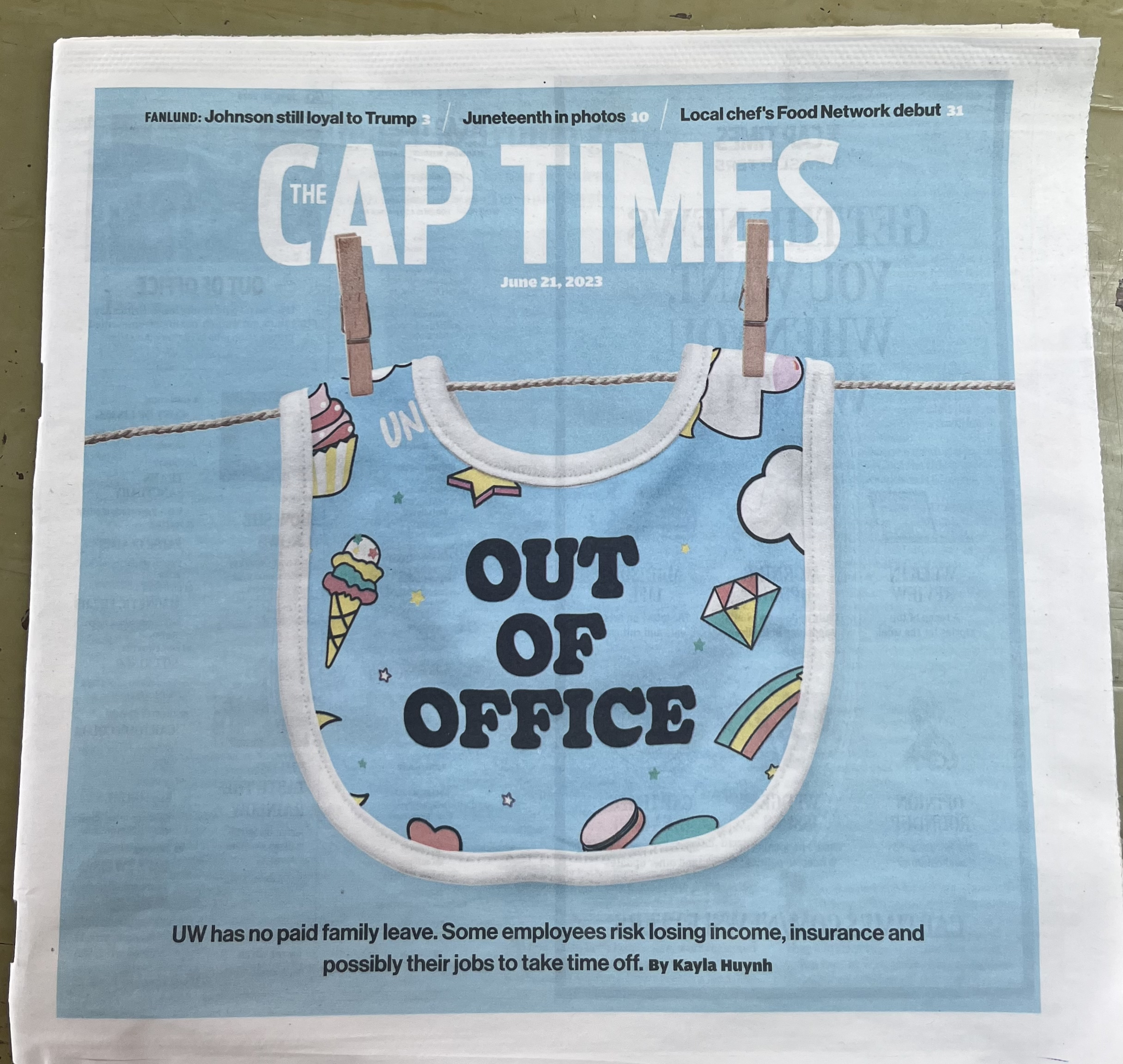 TAA Paid Family Leave Campaign featured in Cap Times