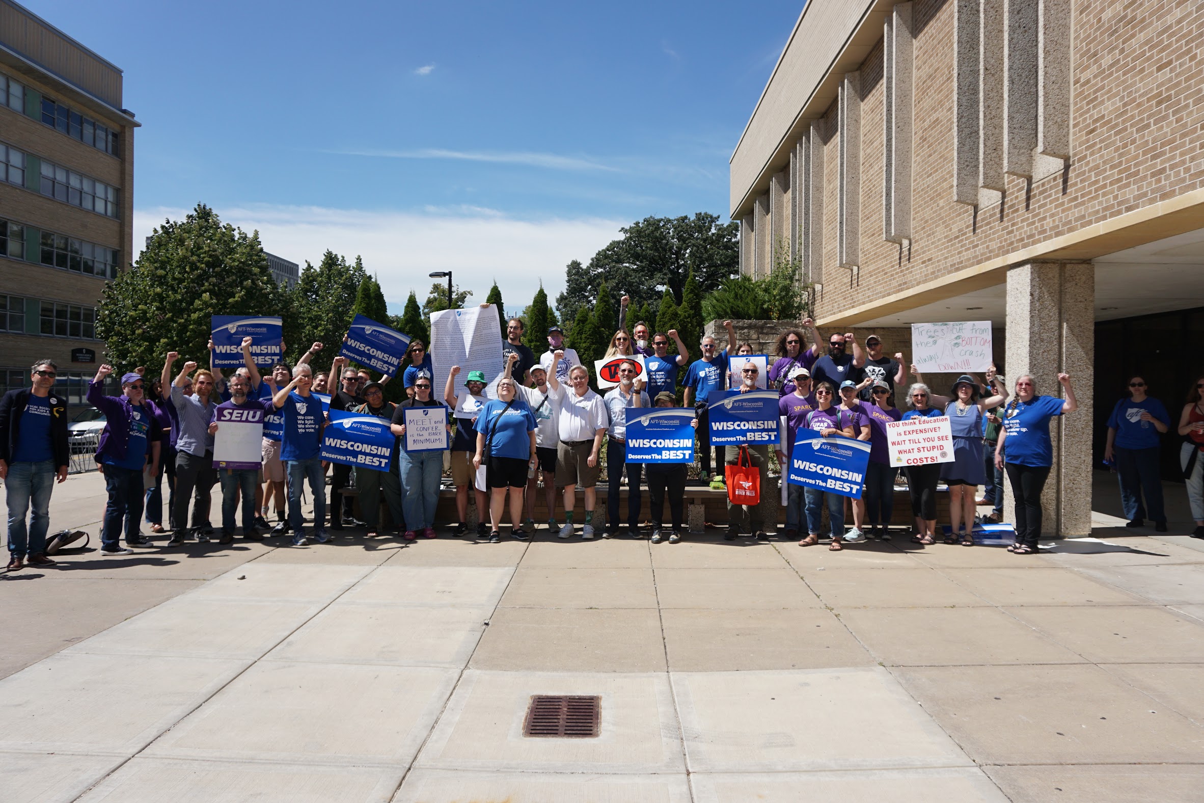 Chancellor Mnookin, Meet with Our Unions!:     August rally for MEET & CONFER